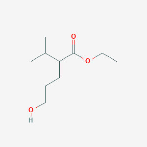 Ethyl 5-hydroxy-2-(propan-2-yl)pentanoate