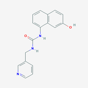 Urea, N-(7-hydroxy-1-naphthalenyl)-N'-(3-pyridinylmethyl)-