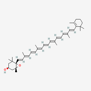 molecular formula C40H56O2 B1260753 (3S,5R,6S)-beta-cryptoxanthin 5,6-epoxide 