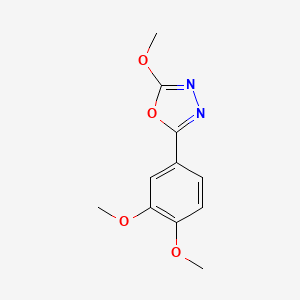 2-(3,4-Dimethoxyphenyl)-5-methoxy-1,3,4-oxadiazole