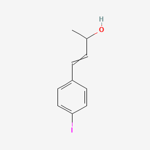 molecular formula C10H11IO B12607552 4-(4-Iodophenyl)but-3-en-2-ol CAS No. 918540-66-6