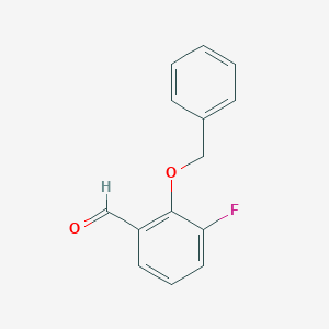 B126076 2-(Benzyloxy)-3-fluorobenzaldehyde CAS No. 148872-79-1