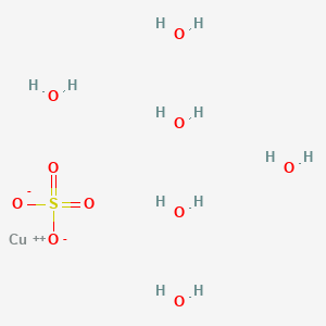 molecular formula CuH12O10S B1260771 copper(II) sulfate hexahydrate 