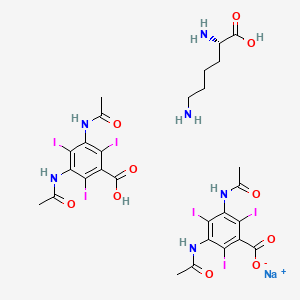 molecular formula C28H31I6N6NaO10 B1260776 Peritrast 400 comp CAS No. 78371-64-9