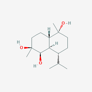 molecular formula C15H28O3 B1260780 Cadinanetriol 