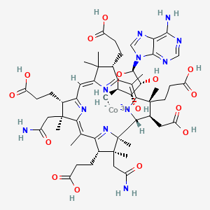 molecular formula C55H73CoN11O15+ B1260783 Adenosylcob(III)yrinic acid a,c-diamide 