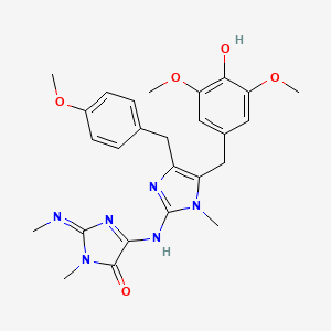 molecular formula C26H30N6O5 B1260799 naamidine I 
