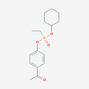 4-Acetylphenyl cyclohexyl ethylphosphonate