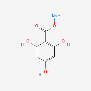 molecular formula C7H5NaO5 B1260803 Sodium 2,4,6-trihydroxybenzoate CAS No. 5214-30-2
