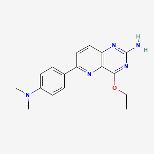 6-[4-(Dimethylamino)phenyl]-4-ethoxypyrido[3,2-d]pyrimidin-2-amine