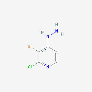 3-Bromo-2-chloro-4-hydrazinylpyridine