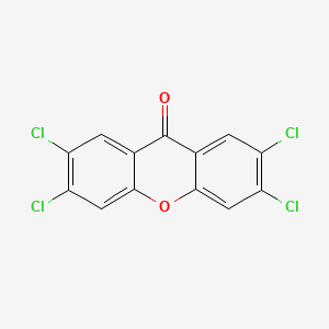 2,3,6,7-Tetrachloro-9H-xanthen-9-one