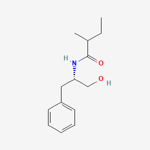 N-[(2S)-1-Hydroxy-3-phenylpropan-2-yl]-2-methylbutanamide