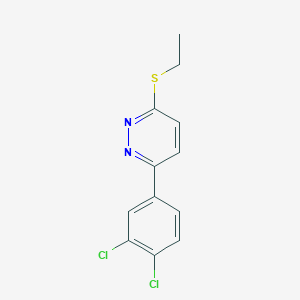 3-(3,4-Dichlorophenyl)-6-(ethylsulfanyl)pyridazine