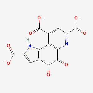 4,5-Dioxo-4,5-dihydro-1H-pyrrolo[2,3-f]quinoline-2,7,9-tricarboxylate
