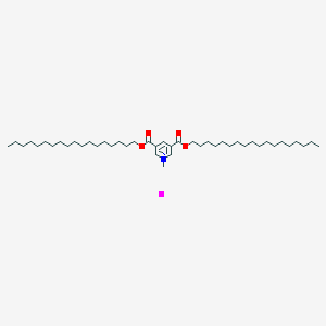 1-Methyl-3,5-bis[(octadecyloxy)carbonyl]pyridin-1-ium iodide