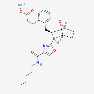 molecular formula C25H31N2NaO5 B1260816 Ifetroban sodium CAS No. 156715-37-6