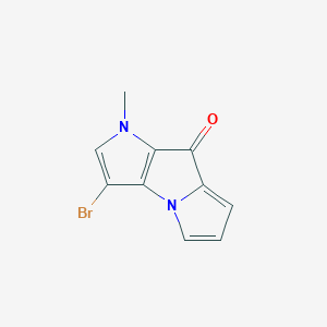 3-Bromo-1-methylpyrrolo[2,3-b]pyrrolizin-8(1H)-one