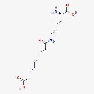 9-{[(5S)-5-Amino-5-carboxypentyl]amino}-9-oxononanoic acid