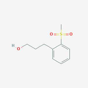 3-[2-(Methanesulfonyl)phenyl]propan-1-ol