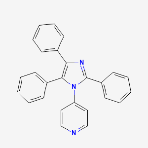 4-(2,4,5-Triphenyl-1H-imidazol-1-yl)pyridine