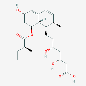 (3R,5R)-7-[(1S,2S,6S,8S,8aS)-6-hydroxy-2-methyl-8-[(2S)-2-methyl-1-oxobutoxy]-1,2,6,7,8,8a-hexahydronaphthalen-1-yl]-3,5-dihydroxyheptanoic acid