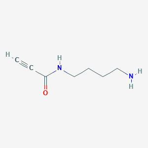 B12608294 N-(4-Aminobutyl)prop-2-ynamide CAS No. 872578-79-5