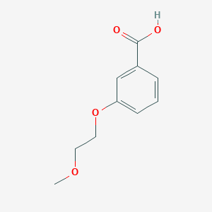 molecular formula C10H12O4 B126084 3-(2-甲氧基乙氧基)苯甲酸 CAS No. 152808-60-1