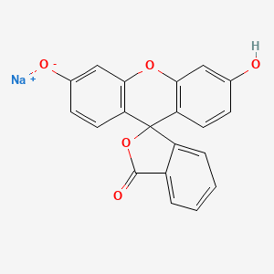 molecular formula C20H11NaO5 B1260841 Fluorescein Monosodium Salt 