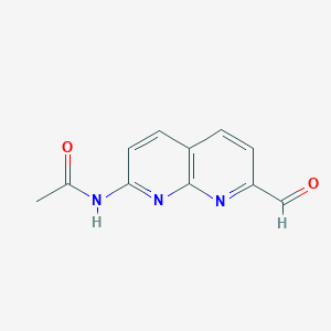 N-(7-formyl-1,8-naphthyridin-2-yl)acetamide