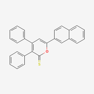 6-(Naphthalen-2-yl)-3,4-diphenyl-2H-pyran-2-thione