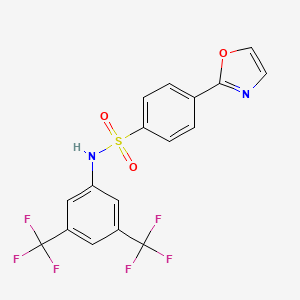 Benzenesulfonamide, N-[3,5-bis(trifluoromethyl)phenyl]-4-(2-oxazolyl)-