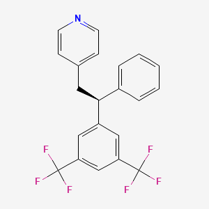 Pyridine, 4-[(2S)-2-[3,5-bis(trifluoromethyl)phenyl]-2-phenylethyl]-