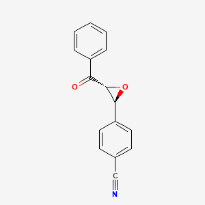 Benzonitrile, 4-[(2S,3R)-3-benzoyloxiranyl]-