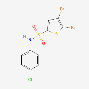 2-Thiophenesulfonamide, 4,5-dibromo-N-(4-chlorophenyl)-