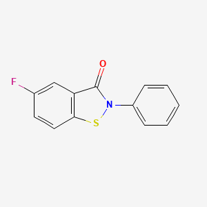 5-Fluoro-2-phenyl-1,2-benzothiazol-3-one