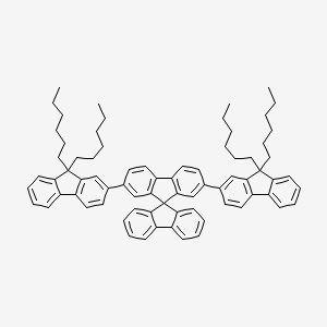 2,7-Bis(9,9-dihexyl-9H-fluoren-2-yl)-9,9'-spirobi[fluorene]