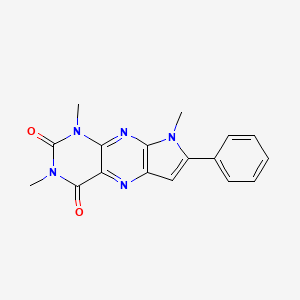 1,3,8-Trimethyl-7-phenylpyrrolo[3,2-G]pteridine-2,4-dione