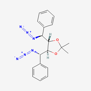 (4S,5S)-4,5-Bis[azido(phenyl)methyl]-2,2-dimethyl-1,3-dioxolane