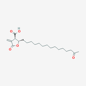 molecular formula C21H34O5 B1260854 allo-Pertusaric acid 