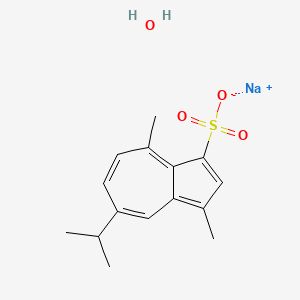 molecular formula C15H19NaO4S B1260866 Sodium gualenate hydrate CAS No. 116277-75-9
