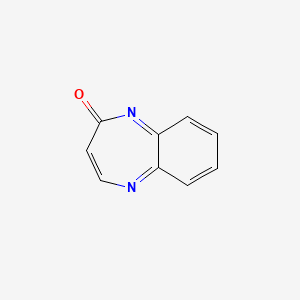 molecular formula C9H6N2O B1260877 1,5-Benzodiazepin-2-one 