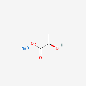 molecular formula C3H5NaO3 B1260880 D-乳酸钠 CAS No. 920-49-0