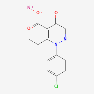 molecular formula C13H10ClKN2O3 B1260882 氯芬西特钾 CAS No. 82697-71-0