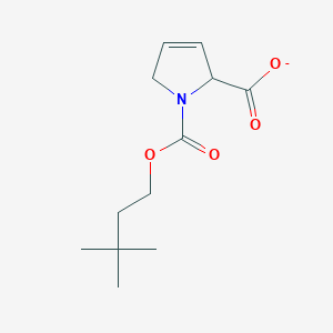 1-[(3,3-Dimethylbutoxy)carbonyl]-2,5-dihydro-1H-pyrrole-2-carboxylate