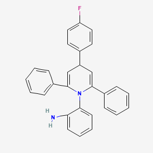 2-[4-(4-Fluorophenyl)-2,6-diphenylpyridin-1(4H)-yl]aniline