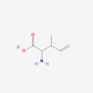 molecular formula C6H11NO2 B1260889 2-Amino-3-methylpent-4-enoic acid 