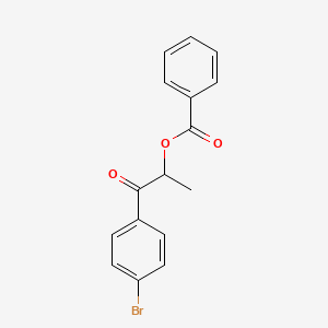 1-(4-Bromophenyl)-1-oxopropan-2-yl benzoate