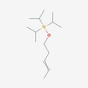 [(Pent-3-en-1-yl)oxy]tri(propan-2-yl)silane