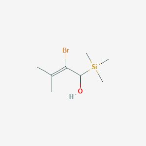 2-Buten-1-ol, 2-bromo-3-methyl-1-(trimethylsilyl)-